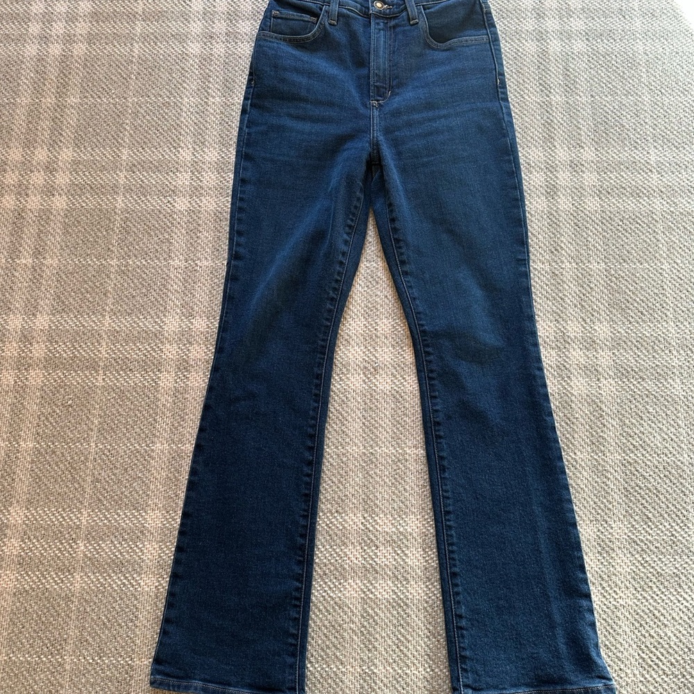 Favorite Daughter Dark Blue High-Rise Straight Jeans - Picture 3 of 3